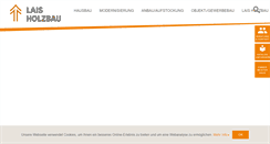 Desktop Screenshot of lais-holzbau.com